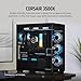 CORSAIR 3500X Mid-Tower ATX PC Case – Panoramic Tempered Glass – Reverse Connection Motherboard Compatible – No Fans Included – Black