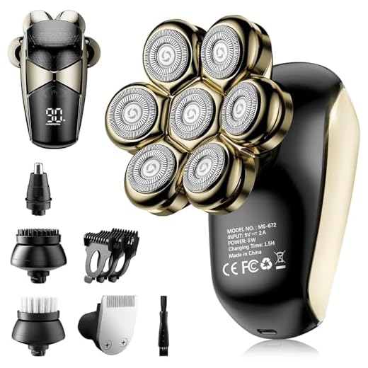 SHPAVVER 5-in-1 Head Shaver for Bald Men