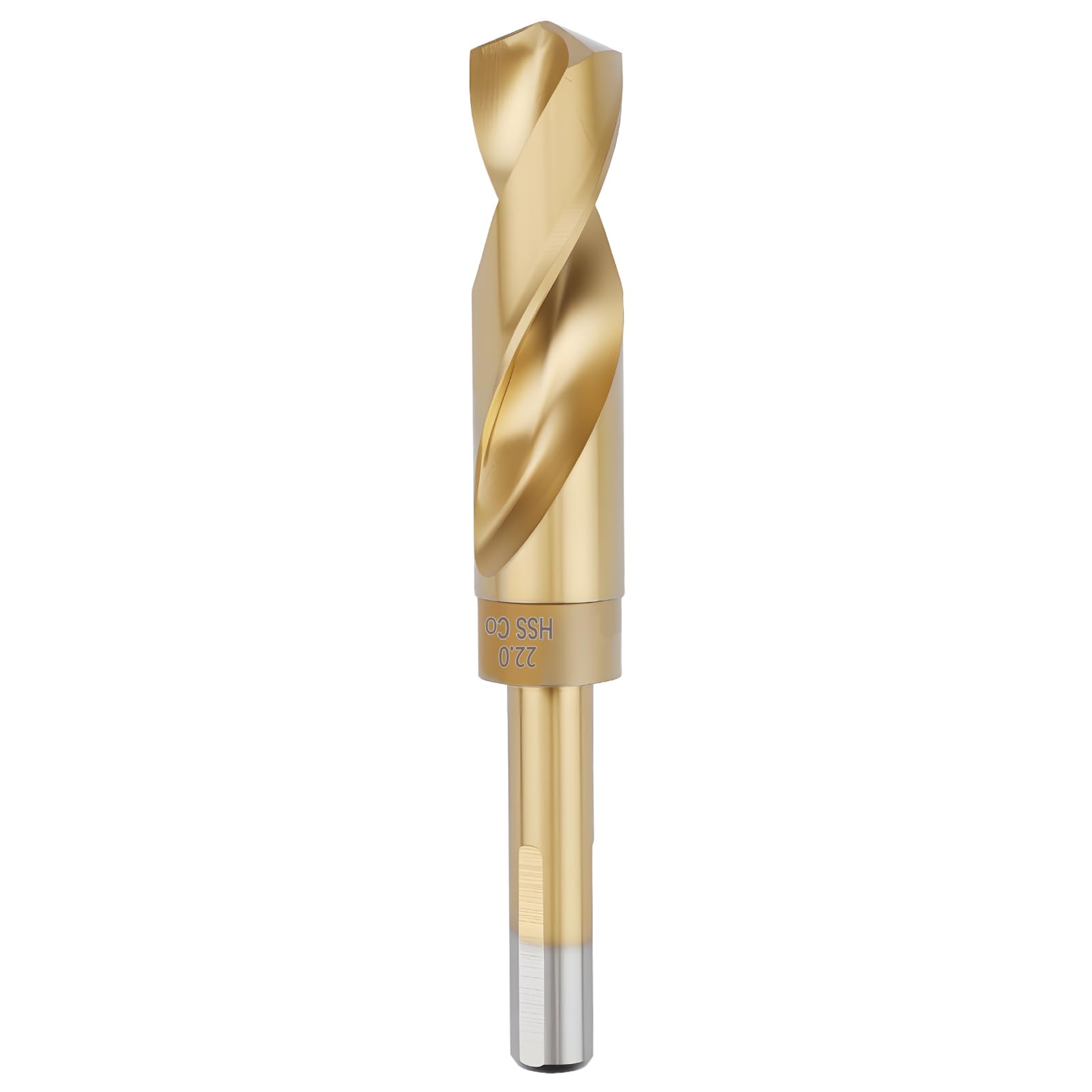 MOXPIFY 22mm Metal Drill Bit, M35 HSS 5% Cobalt Drill Bit for Hard Steel