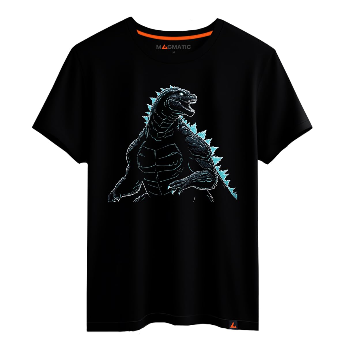 Magmatic - "Titan of The Seas T-Shirt Fantastic Creature for Men Unisex Child, Heavy Reflect Collection Black Premium 100% Cotton T-Shirt, Japanese Gift, Japanese Culture Fan Gift