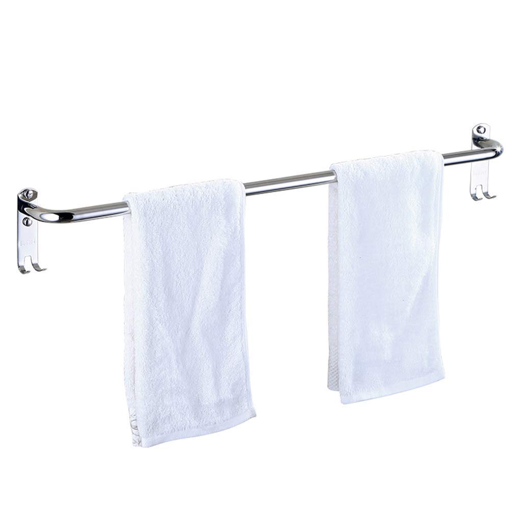 Porte-serviettes de salle de bain 70 cm installation perforée anti-chute