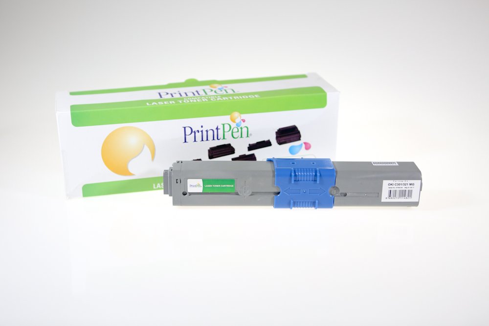 PRINTPEN OKI C301 Macenta (44973542) Muadil Toner