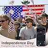 3X5ft American Flag with LED String Lights, Day and Night Decoration, APP Controlled, Over 16 Million Light Color Changes, Perfect for Independence Day, Festivals, Parties and Home Displays #5