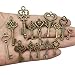 Youdiyla Vintage Skeleton Key in Antique Bronze Style - Set of 46pcs (HM107)