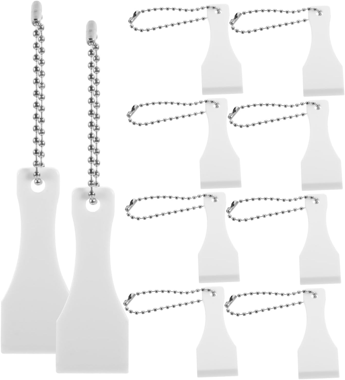 10pcs Lottery Scratcher Tools Keychain Scratch off Tools for Easy Ticket Scraping Convenient for Home Office and Travel Use