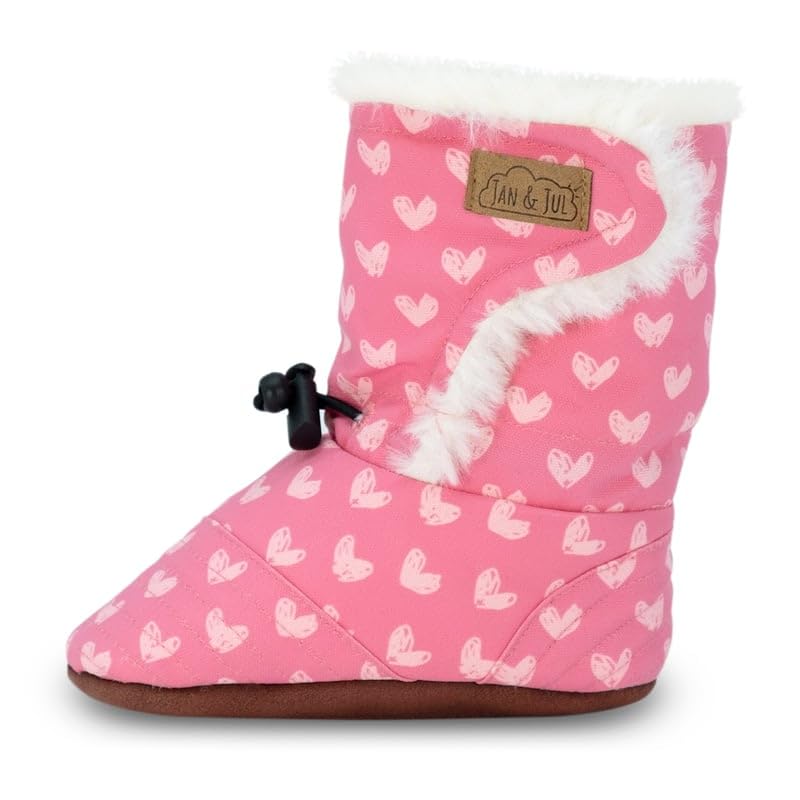 Image of JAN & JUL Faux Fur Lined Winter Booties for Babies and Toddlers