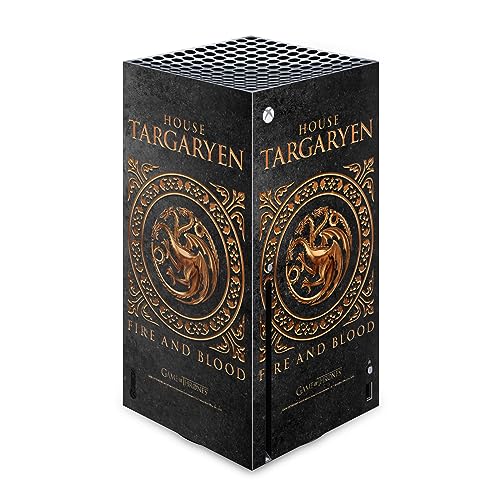 Skin Xbox Series X Game of Thrones autocollant console protection vinyle House Targaryen