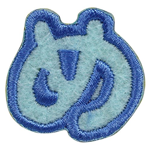 サンヒット ワッペン め ブルー ABS-34