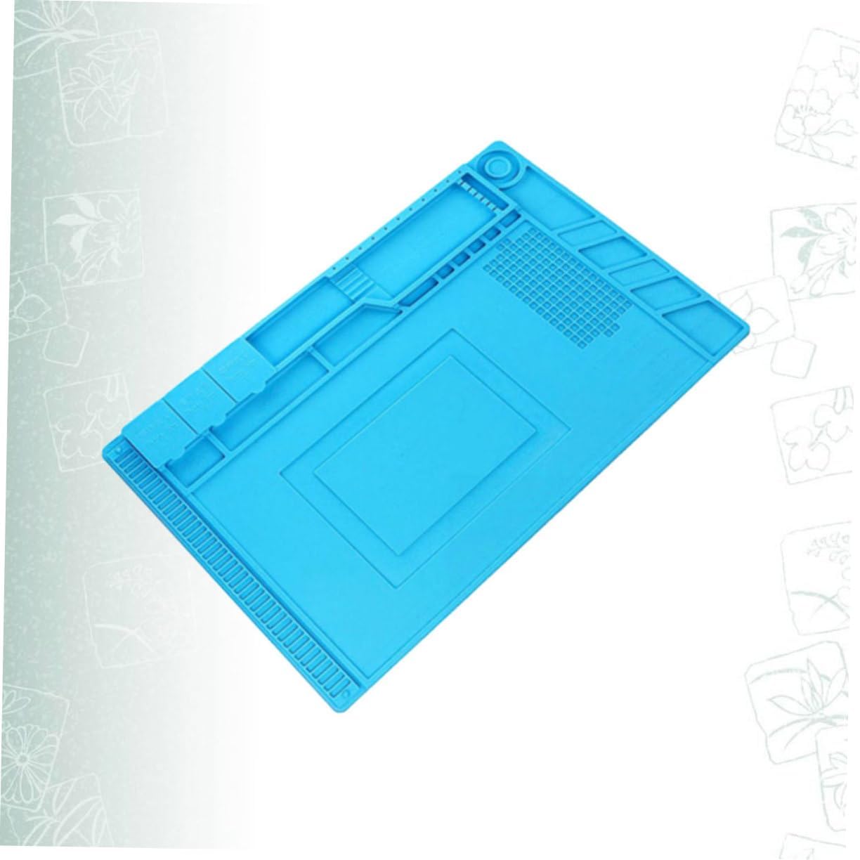 Uonlytech Silicone Small Parts Work Pad for Cell Phone Resistant Magnetic Screw Pad Soldering