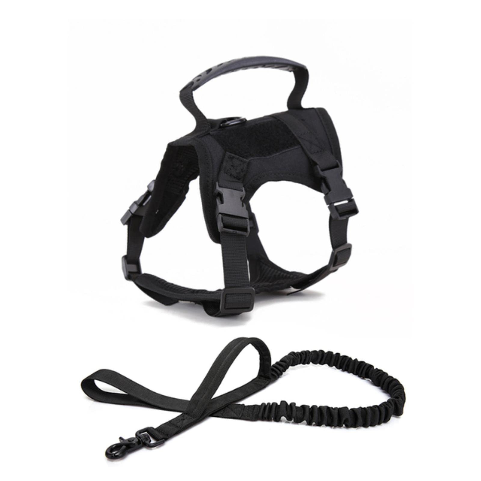 Harnais Tactique pour Chat à Pied, Gilet d'animaux à l'épreuve de Secours réglable pour Le Grand Chat, Petit Chien, contrôle Facile Gilet de Chat Respirant avec poignée