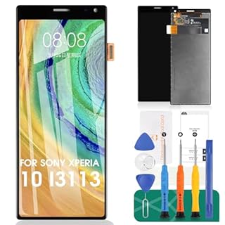 SRJTEK Compatible avec écran LCD Sony Xperia 10 Xperia X10 Pièces de rechange pour I3113 I4113 I4193 I3123 Écran tactile numériseur avec kits