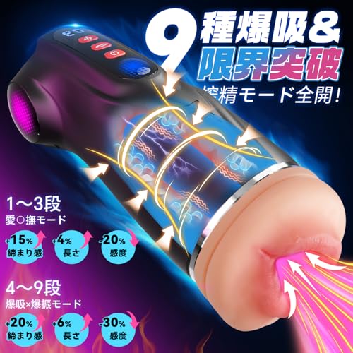 G Plan 電動オナホ オナホ おなほーる 男性 人気 リアル 【禁断の二刀流！ア●ル+口フェラのＷ刺激+爆吸+爆振+遠隔操作+3色の光+液晶ディスプレイ+静音】オナホール アダルトグッズ あだるとグッズ フェラホール おなにーグッズ おとなのおもちゃ 人気向け 人気ランキング 繰り返し にんき 遠隔 静音 onahole sex toys男性for men 「手動&電動 2in1」飞机杯 おとなのおもちゃ おなほ きつい USB充電ケーブル付き 非貫通 柔らかい素材 取外し可能 - 画像3