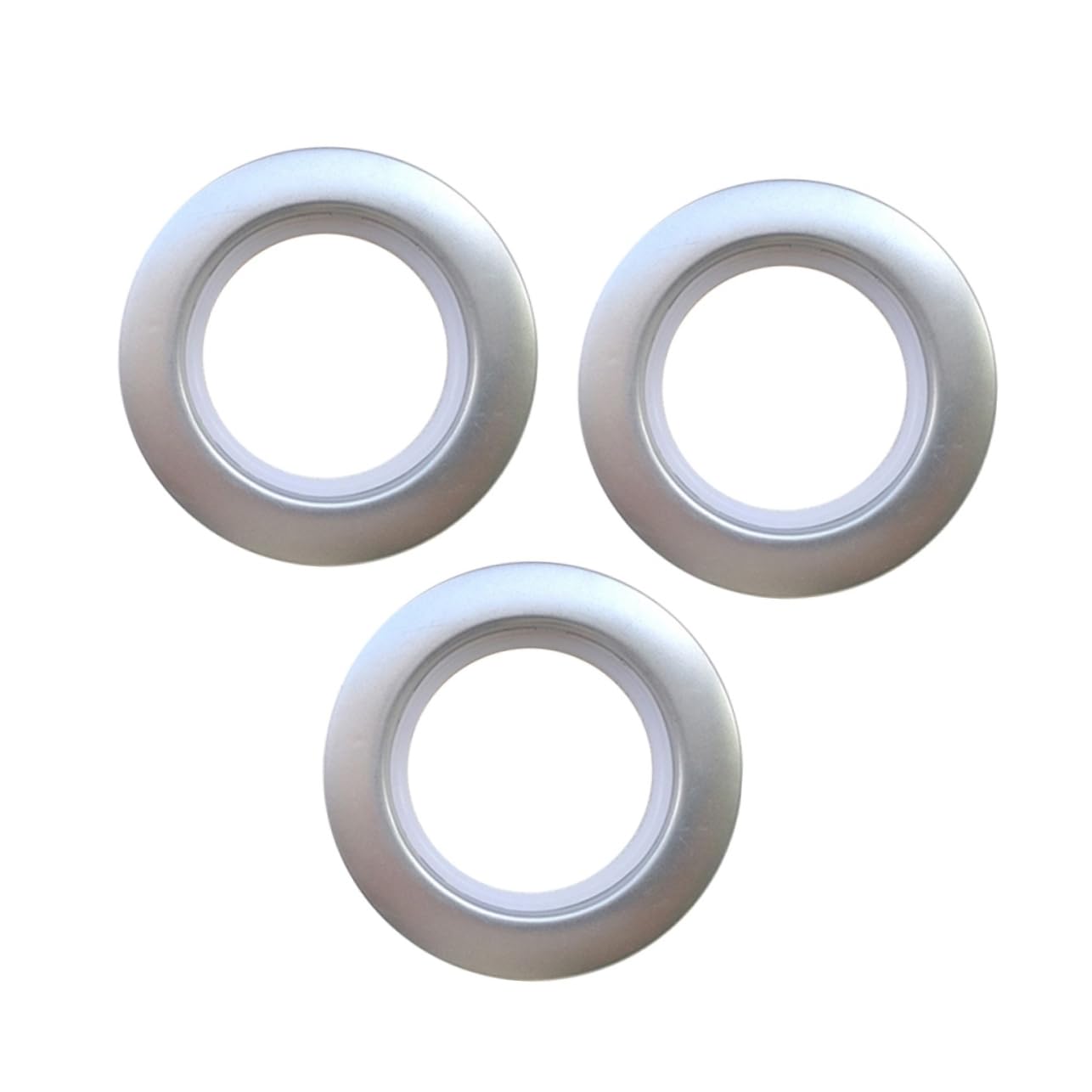 DECHOUS 20pcs Iron Grommets for Curtains Low Noise Eyelet Rings Snap Fix for Drapery Rod