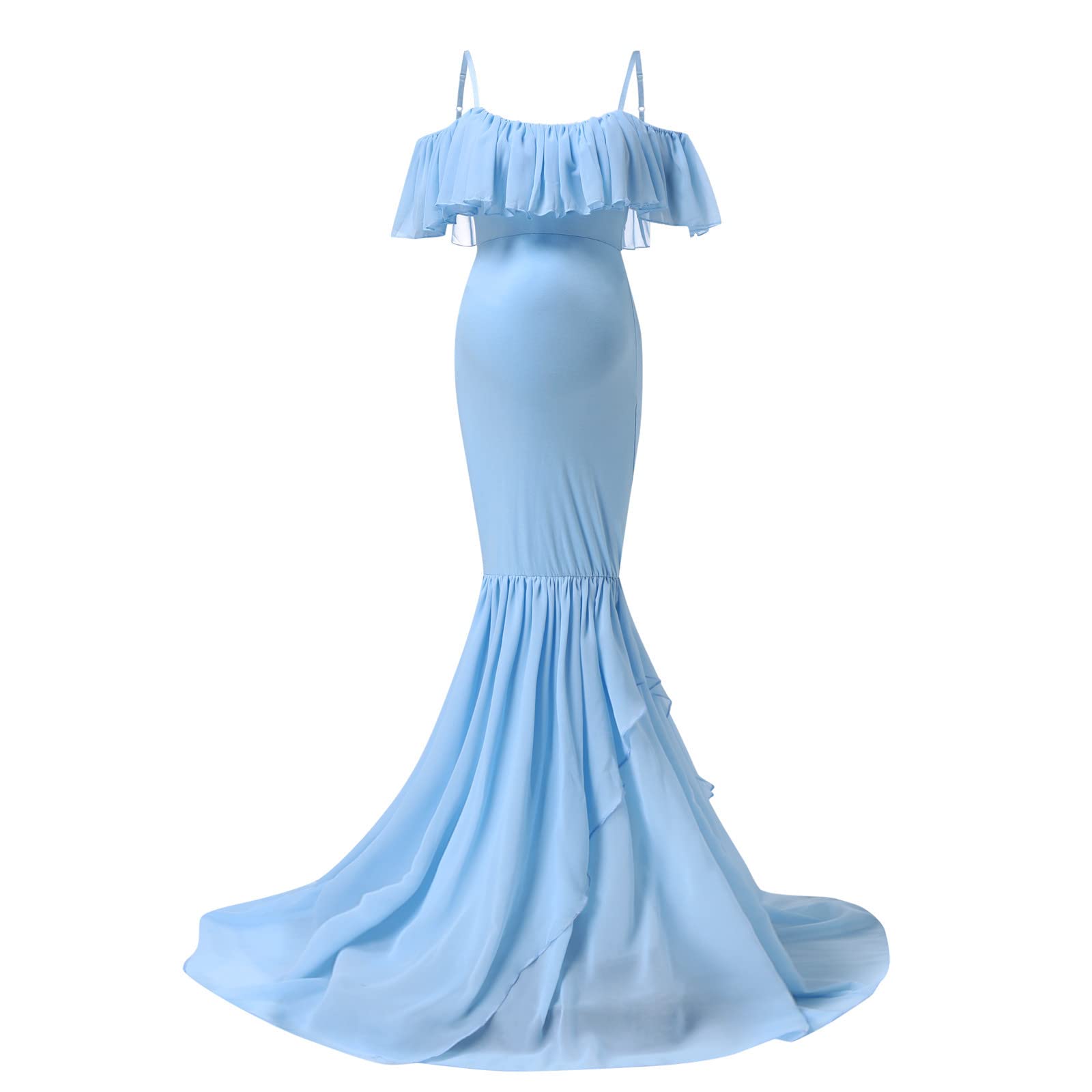 Abito Lungo/Corta da Donna per La maternità Vestiti Premaman Donna Senza Maniche Abiti Premaman Fotografia Puntelli Fancy Servizio Fotografico Casuale Gravidanza Abbigliamento maternità