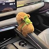 MUYAPAY Capybara Schnapparmband Kinder, Simulation Capybara Plüschtier, Weiche Plüschtier Capibara Kuscheltier Kuscheltier Snap Armband, Geschenk für Kinder, Mit Schildkröten-Rucksack