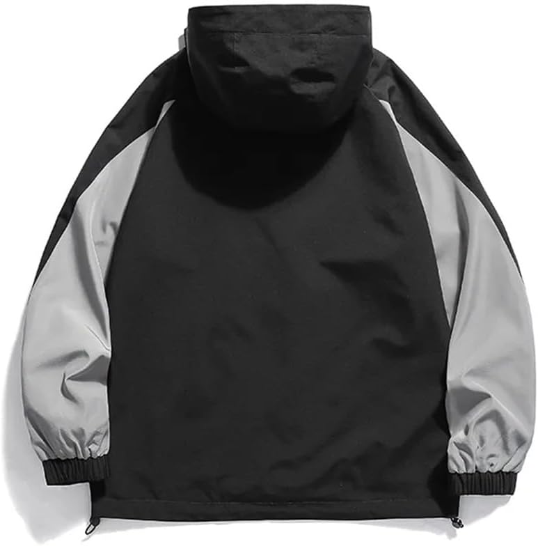 Men Waterproof Windproof Hooded Wear-Resistant Breathable Outdoor Camping Fishing Climbing Jackets