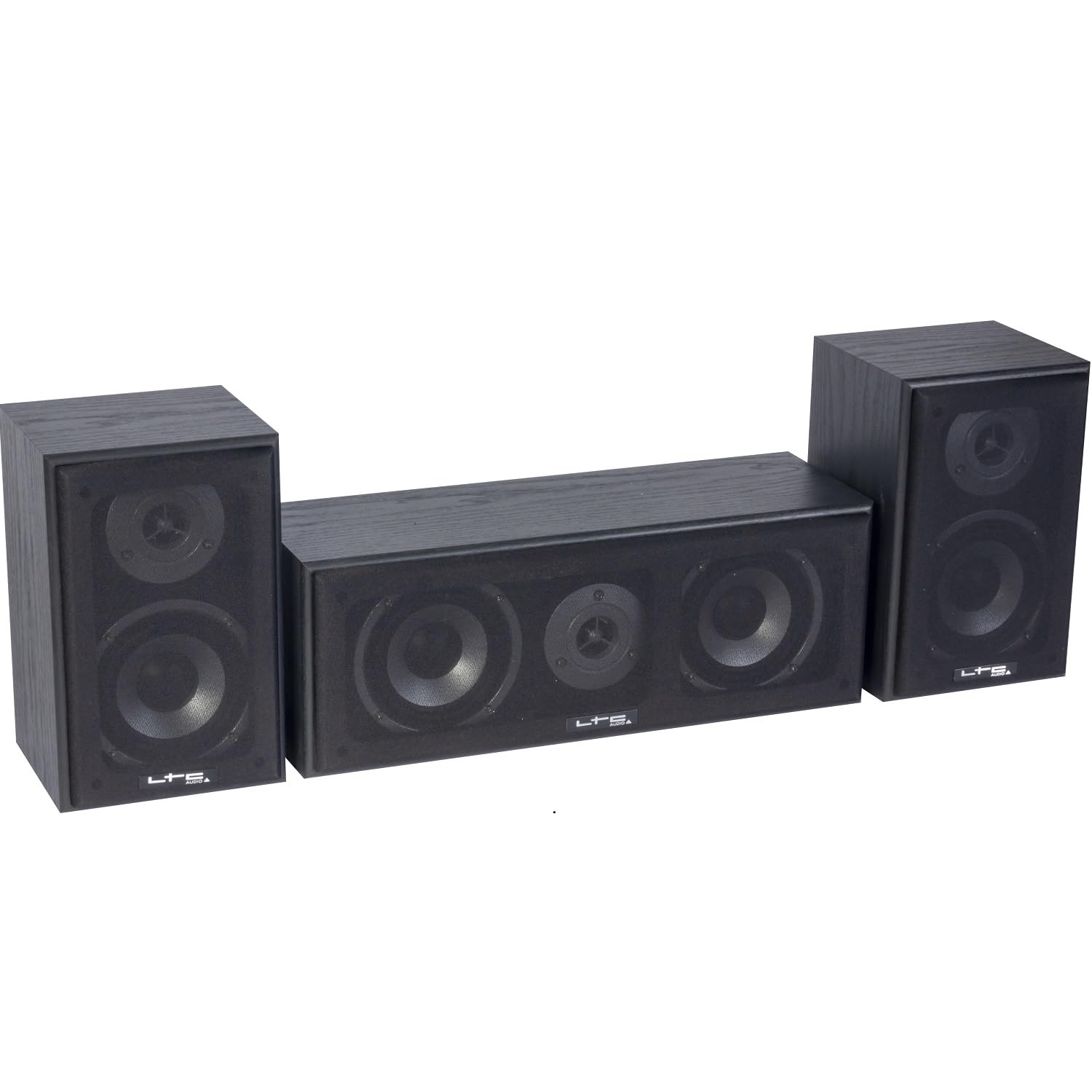 Lotronic E1004BL - Sistema Diffusori 5.1 Home Theatre Hi-Fi, 1150 Watt potenza maxima, Bass Reflex, Nero