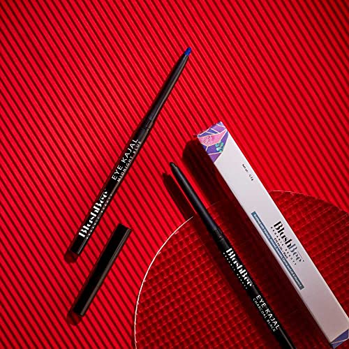 Image of 2 In 1 Retractable Pencil Kajal + Matte Eyeliner Charcoal Black, Smooth & Gentle, Blends Easily, Long Stay, Waterproof, Vegan, Plant-Powered Ingredients, For Sensitive Eyes