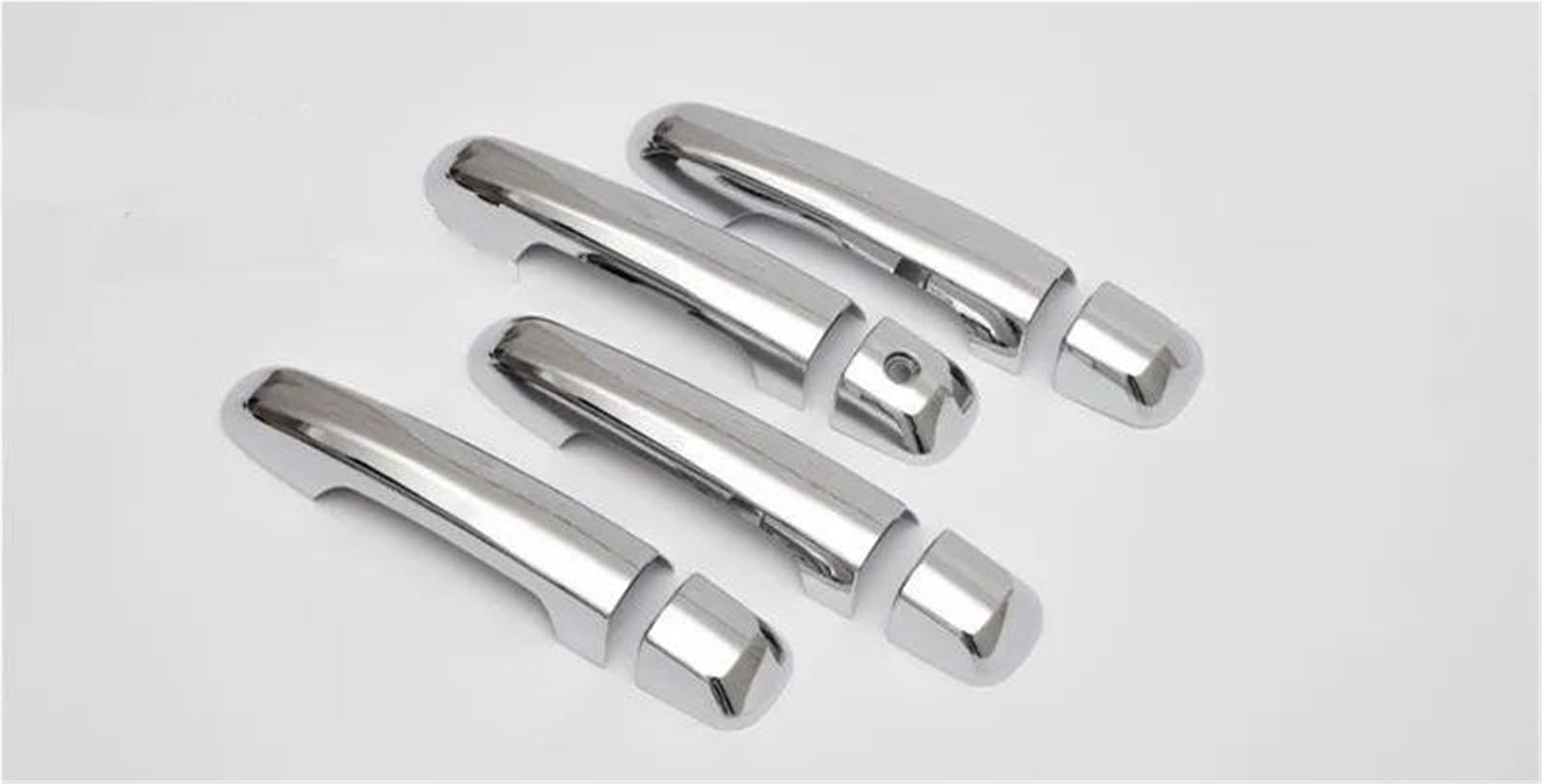 UJNHEQ for Prado 150 for Land for Cruiser for J150 2010-2019 LC150 LC200 Car Exterior Door Handle Cover Accessories(Silver no Sensor)