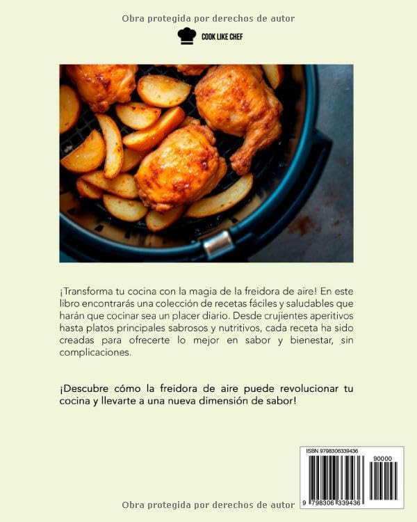 Miniatura 2 de Recetas Air Fryer Español recetas fáciles y saludables en la freidora de aire (Spanish Edition)