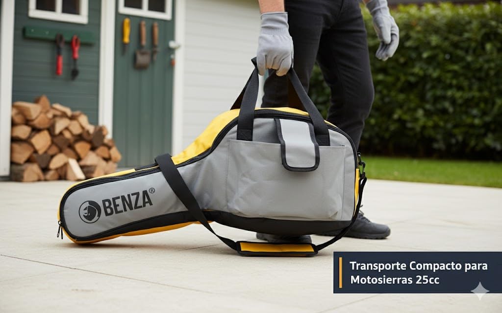 Bolsa Benza para Motosierra de 25 cc - 68x25x26 cm