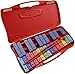 Zhongqin, 25 Note Colored Aluminum Xylophone With 2 Hammer Percussion Instruments, Used For Rhythm Training(Crimson)