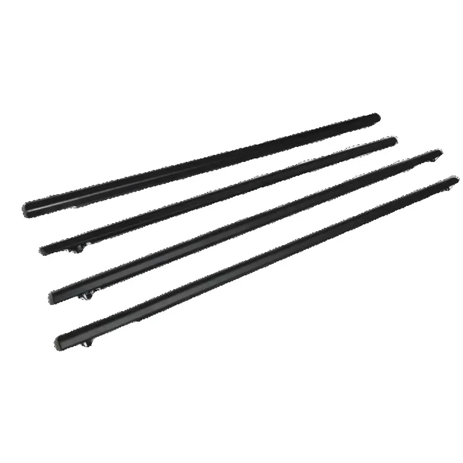 Lkhjdbiy Set (4Pcs) For 05-08 Car Edge Fit For Odyssey 2003-2022 Car Outside Window Moulding Weatherstrip Seal Belt Black(Set (4Pcs) For 05-08)