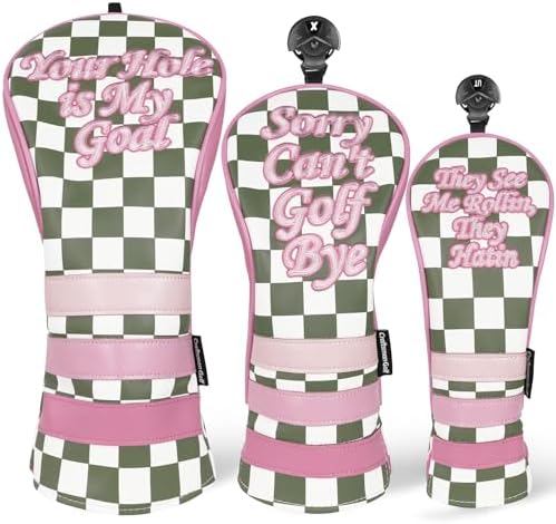 Craftsman Golf Club Cover Golf Head Cover for Driver Fairway Hybr...