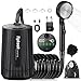 Doccia da Campeggio, Tipkook Doccia Portatile Aggiornata, Ricaricabile 10000mAh, Pressione dell'Acqua Regolabile, Doccia Pompa da Campeggio, per Spiaggia Giardino Lavaggio Auto, Escursioni, Animali