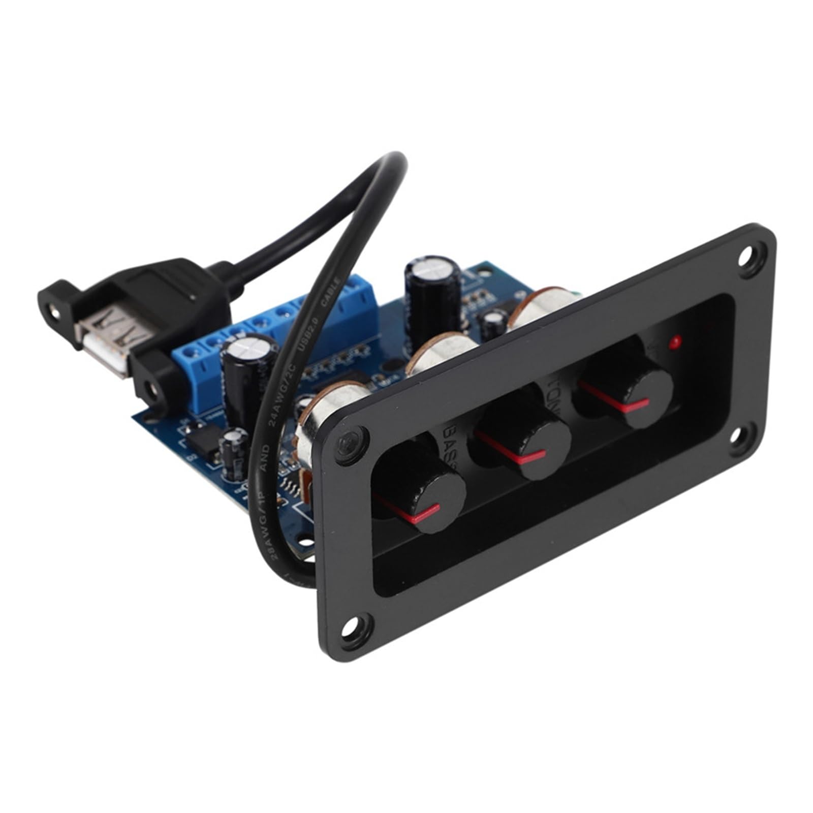 2.1-kanałowa płytka wzmacniacza cyfrowego Bluetooth 2X25 W + 50 W BT5.0 Subwoofer klasy D Do kina domowego