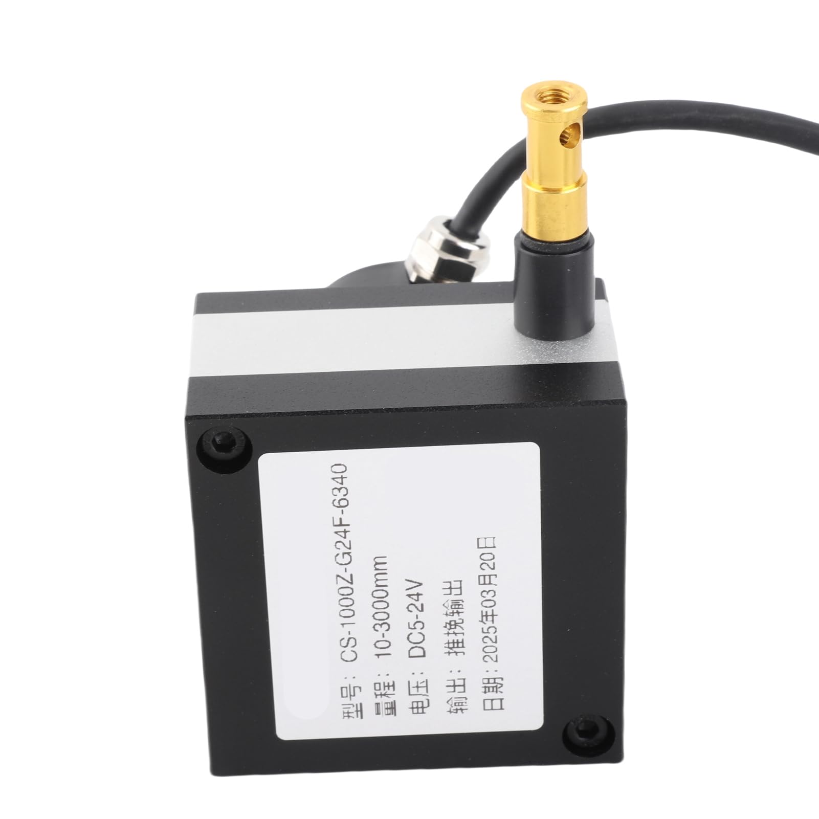 Codador de Cable de Dibujo 38 Mm para una Medición Lineal Precisa en Cilindros y Máquinas Prueba | Codificador Cable Incremental DC 8-24V
