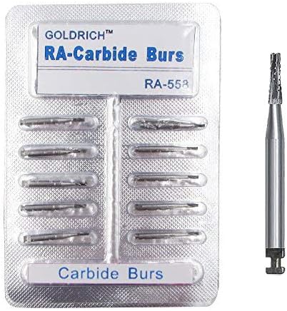Tungsten carbide burs 10pcs (RA558)