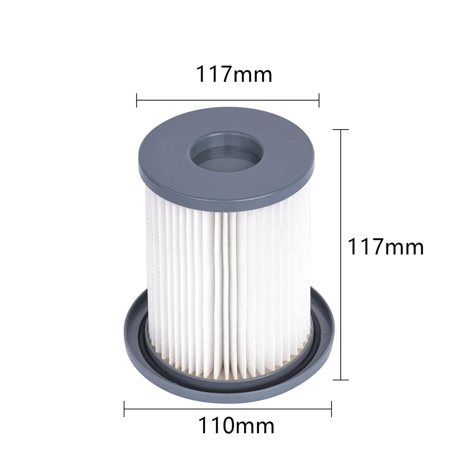 Accesorios De Repuesto Filtros HEPA + Elemento De 12 Cm, Compatible Con Philips, FC8712 FC8714 FC8716 FC8720 FC8722, Aspiradora