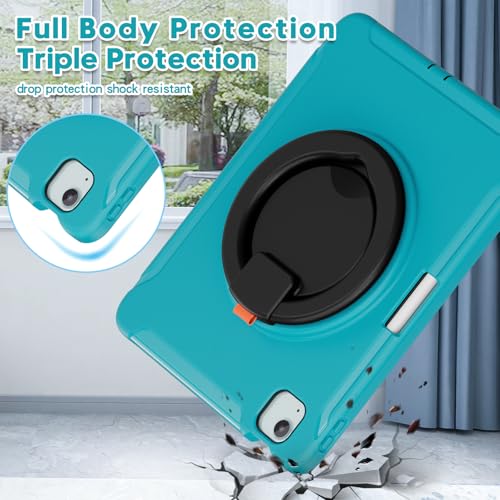 Funda iPad Air de 5ª y 4ª generación resistente 10.9 azul antichoque 3