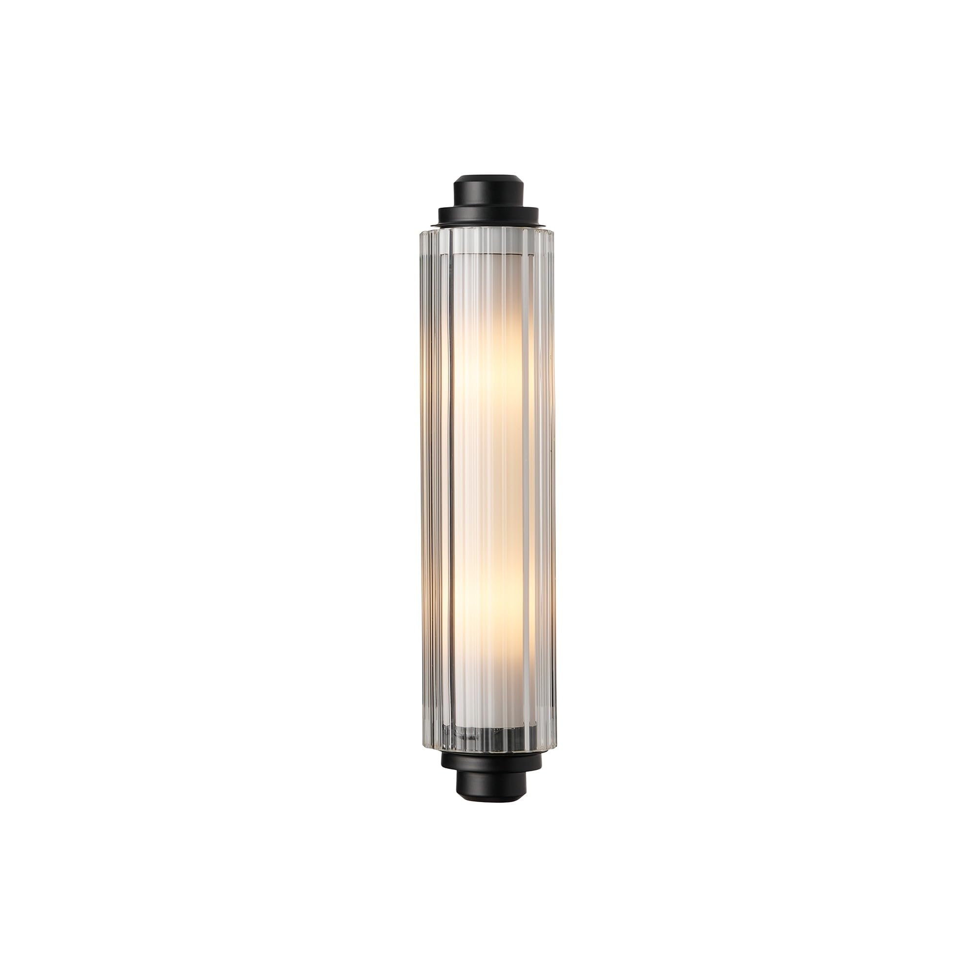 Wandleuchte Nimal Double in Schwarz E14 2-flammig IP44