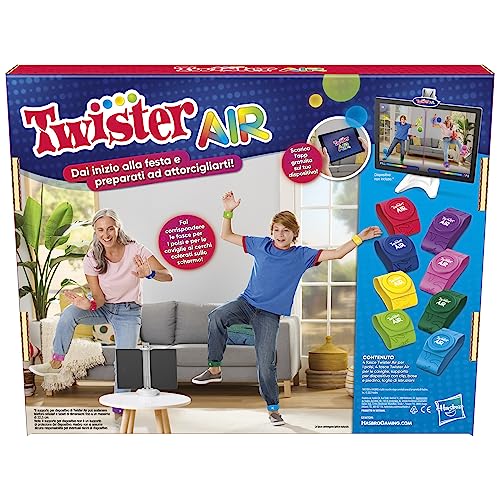 Hasbro Gaming Twister Air Game, Twister Game with Augmented Reality App, Connects to Smart Devices, Active Party Games, Ages 8+ - Image 4