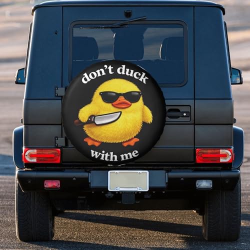 Image of Funny Spare Tire wheel cover 15inch for trailers Funny RV spare tire cover Wheel Protectors Weatherproof Wheel Covers Waterproof Universal Fit for camper rv travel Trailer Rv SUV Truck for dad husband