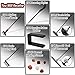 Desktop Mini Black Zen Garden Rake Japanese Zen Gifts Zen Decor Bamboo Table Top Rock Sand Garden Kit Tools Accessories Tabletop Meditation Sandbox Office Relaxation Adult Zen Gifts for Man Women