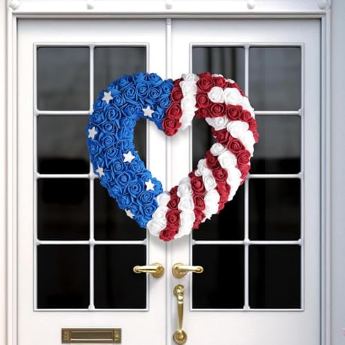 Couronne commémorative drapeau américain durable pour résoudre vos décors de fêtes - 4