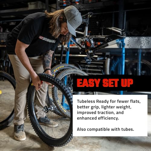 Image of Maxxis Minion DHR II 26 inchx2.3 inch Dual Compound Tubeless MTB Tire EXO Puncture Protection Bundle with Cycle Crew Tire Lever