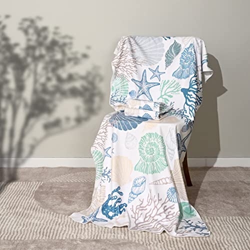 Framics 3 Pcs Beach Towel Set With Beach Towel Oversized, Hand Towel, Dish Towel, Absorbent Starfish Beach Towels For Adults, Quick Dry Bath Towel Set For Travel Swimming, Summer Decor Gift #TOP7