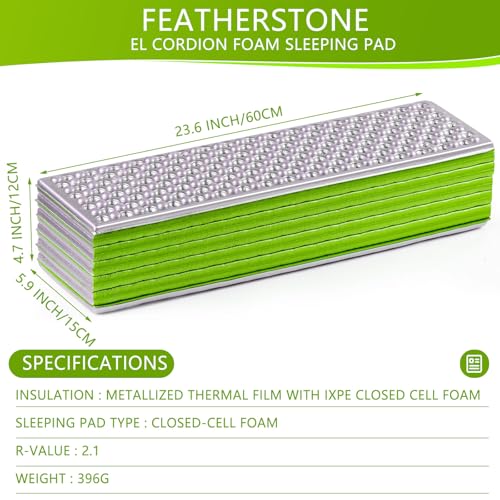 Foam Camping Pads for Sleeping, Foldable Closed Cell Foam Camping Mattress, Waterproof Outdoor Sleeping Mat for Ultralight Backpacking Thru-Hiking - Image 2