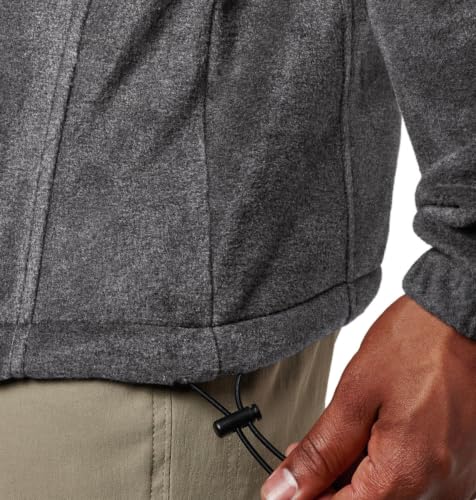 Image of Columbia Men's Steens Mountain Half Zip Fleece, Charcoal Heather, XX-Large