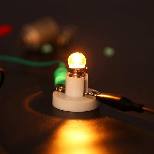 Vista 7 de Sntieecr Kit de motor de circuito eléctrico, experimento científico, kit educativo de aprendizaje Montessori para niños, proyecto de ingeniería