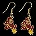 NCAA Arizona State Sun Devils Sparky Logo Dangler Earrings
