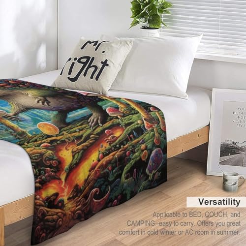 Manta de forro polar ligera y suave para combatir el frio en el sofa o cama 6