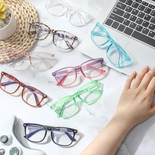 Image of Jerify 18 Pack Blue Light Glasses for Women Men, Bluelight Blocking Glasses for Computer Reading Phone Screen Gaming TV