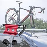 Soporte Bicicleta Coche Techo Portabicicletas para Coche de Aleación de Aluminio, Instalación Rápida, no Daña La Pintura, con Accesorios, para Diversos Modelos
