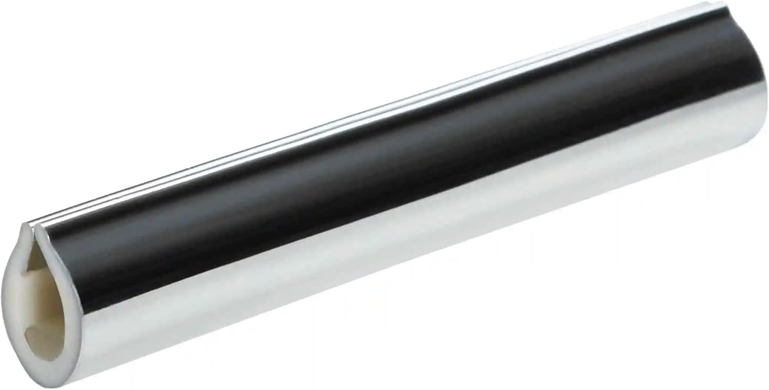 Extra Large U-Shaped Black or Chrome Door Edge Molding, Edge Trim for Cars, Trucks, suvs, and Trailers 21L-50 (Chrome, 1/2" x 50')