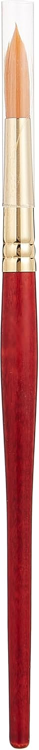 Grumbacher Goldenedge Golden Toray Round Watercolor Brush, Synthetic Bristles, Size 12 (4620.12)